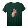 Lustiges Capybara Cowboyhut T-Shirt - Niedliches Tiermotiv für Tierliebhaber, humorvoll und bequem