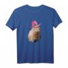 Lustiges Capybara Cowboyhut T-Shirt - Niedliches Tiermotiv für Tierliebhaber, humorvoll und bequem