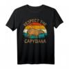 Vintage Retro Wildlife Animal Respect The Capybara T-Shirt – Unique Gift for Animal Lovers & Wildlife Enthusiasts