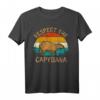 Vintage Retro Wildlife Animal Respect The Capybara T-Shirt – Unique Gift for Animal Lovers & Wildlife Enthusiasts