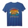 Vintage Retro Wildlife Animal Respect The Capybara T-Shirt – Unique Gift for Animal Lovers & Wildlife Enthusiasts