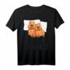 Offizielles Capybara Schlafshirt - Bequemes Schlafanzug T-Shirt für Tierliebhaber, Morgenmuffel und Bettfans, perfekte Geschenkidee