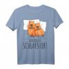 Offizielles Capybara Schlafshirt - Bequemes Schlafanzug T-Shirt für Tierliebhaber, Morgenmuffel und Bettfans, perfekte Geschenkidee