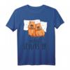 Offizielles Capybara Schlafshirt - Bequemes Schlafanzug T-Shirt für Tierliebhaber, Morgenmuffel und Bettfans, perfekte Geschenkidee