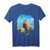 Lustiges Capybara auf Fischerboot T-Shirt - Originelles Tiermotiv für Tierliebhaber & Angler