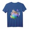 Capybara Regenbogen-Tropf T-Shirt – Buntes Tiermotiv, Klassisch geschnitten, Perfekt für Tierliebhaber