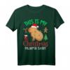 Lustiges Capybara Weihnachten T-Shirt mit Weihnachtsmann und Feiertagsdesign – Perfekt für Tierliebhaber und festliche Anlässe