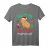 Lustiges Capybara Weihnachten T-Shirt mit Weihnachtsmann und Feiertagsdesign – Perfekt für Tierliebhaber und festliche Anlässe