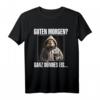 Capybara Kaffee Morgenmenschen T-Shirt - Lustiges Ironisches Design für Morgenmuffel und Kaffeeliebhaber