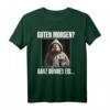 Capybara Kaffee Morgenmenschen T-Shirt - Lustiges Ironisches Design für Morgenmuffel und Kaffeeliebhaber