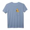 Capybara in Brusttasche T-Shirt - Witziges Tiermotiv für Capybara-Besitzer und Tierliebhaber