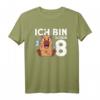 Ich bin schon 8 Geburtstag Wasserschwein Capybara T-Shirt – Perfektes Geschenk für kleine Capybara-Fans zum 8. Geburtstag