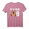 Ich bin schon 8 Geburtstag Wasserschwein Capybara T-Shirt – Perfektes Geschenk für kleine Capybara-Fans zum 8. Geburtstag