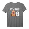 Ich bin schon 8 Geburtstag Wasserschwein Capybara T-Shirt – Perfektes Geschenk für kleine Capybara-Fans zum 8. Geburtstag
