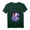 Damen Capybara Riding Space Galaxy Einhorn T-Shirt mit V-Ausschnitt – Leichtes, klassisch geschnittenes Motivshirt