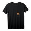 Damen Lustiges Wasserschwein Brusttasche Geschenk Capybara Pocket T-Shirt mit V-Ausschnitt – Originelles Tiermotiv für Fans, Geburtstags- und Weihnachtsgeschenk