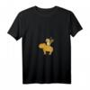 Damen Capybara T-Shirt mit Eichhörnchen - Leichtes V-Ausschnitt T-Shirt mit Tiermotiv, perfekt für Tierliebhaberinnen