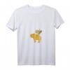 Damen Capybara T-Shirt mit Eichhörnchen - Leichtes V-Ausschnitt T-Shirt mit Tiermotiv, perfekt für Tierliebhaberinnen