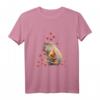 Lustiges Capybara T-Shirt mit Pizzaesser Motiv – Niedliches Tier-Design für Tier- und Pizza-Fans