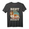 Cavalier King Charles Spaniel Besitzer T-Shirt - Züchter & Hundefreunde Geschenk mit Best Buddy Schrift