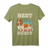 Cavalier King Charles Spaniel Besitzer T-Shirt - Züchter & Hundefreunde Geschenk mit Best Buddy Schrift