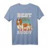 Cavalier King Charles Spaniel Besitzer T-Shirt - Züchter & Hundefreunde Geschenk mit Best Buddy Schrift