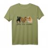 Friedensliebe Cavalier Hund T-Shirt - Perfektes Geschenk für Cavalier King Charles Spaniel Liebhaber, Hundemütter & -väter zu Weihnachten, Geburtstag & Anlässen