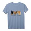 Friedensliebe Cavalier Hund T-Shirt - Perfektes Geschenk für Cavalier King Charles Spaniel Liebhaber, Hundemütter & -väter zu Weihnachten, Geburtstag & Anlässen