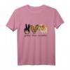 Friedensliebe Cavalier Hund T-Shirt - Perfektes Geschenk für Cavalier King Charles Spaniel Liebhaber, Hundemütter & -väter zu Weihnachten, Geburtstag & Anlässen