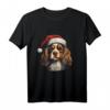 Cavalier King Charles Spaniel mit Weihnachtsmütze T-Shirt - Festliches Hundeshirt für Weihnachten & Hundeliebhaber