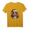 Cavalier King Charles Spaniel mit Weihnachtsmütze T-Shirt - Festliches Hundeshirt für Weihnachten & Hundeliebhaber
