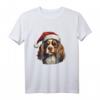 Cavalier King Charles Spaniel mit Weihnachtsmütze T-Shirt - Festliches Hundeshirt für Weihnachten & Hundeliebhaber