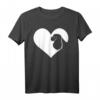 CKC Herz Silhouette Cavalier King Charles Spaniel T-Shirt – Lustiges Hundemotiv für Hundeliebhaber, Geburtstags- & Weihnachtsgeschenk