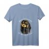 Damen King Charles Cavalier T-Shirt mit V-Ausschnitt – Perfekt für Hundeliebhaberinnen und Geburtstagsgeschenke für Hundemütter und Hundeväter