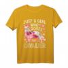 Nur ein Mädchen, das Hund liebt - Niedliches Cavalier King Charles Spaniel T-Shirt für Hundeliebhaberinnen & Tierfreunde