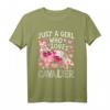 Nur ein Mädchen, das Hund liebt - Niedliches Cavalier King Charles Spaniel T-Shirt für Hundeliebhaberinnen & Tierfreunde