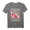 Nur ein Mädchen, das Hund liebt - Niedliches Cavalier King Charles Spaniel T-Shirt für Hundeliebhaberinnen & Tierfreunde