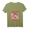Damen Cavalier King Charles Spaniel Just A Girl Who Loves Dog T-Shirt mit V-Ausschnitt – Niedliches Hundeliebhaber-Shirt mit Blumenmotiv für Damen