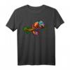 Chamäleon Eidechse Regenbogen T-Shirt - Buntes Tiermotiv für Reptilien- und Naturfreunde