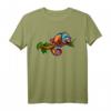 Chamäleon Eidechse Regenbogen T-Shirt - Buntes Tiermotiv für Reptilien- und Naturfreunde