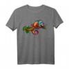Chamäleon Eidechse Regenbogen T-Shirt - Buntes Tiermotiv für Reptilien- und Naturfreunde