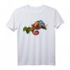Chamäleon Eidechse Regenbogen T-Shirt - Buntes Tiermotiv für Reptilien- und Naturfreunde