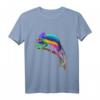Buntes Chamäleon T-Shirt mit Regenbogenfarben – Exotisches Tiermotiv für Reptilien- und Tierliebhaber
