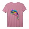 Buntes Chamäleon T-Shirt mit Regenbogenfarben – Exotisches Tiermotiv für Reptilien- und Tierliebhaber
