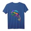 Buntes Chamäleon T-Shirt mit Regenbogenfarben – Exotisches Tiermotiv für Reptilien- und Tierliebhaber