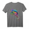 Buntes Chamäleon T-Shirt mit Regenbogenfarben – Exotisches Tiermotiv für Reptilien- und Tierliebhaber