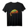 Aquarell Spritzer Chamäleon T-Shirt - Perfektes Geschenk für Reptilien- und Echsenliebhaber zu Geburtstag oder Weihnachten