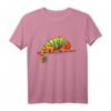 Aquarell Spritzer Chamäleon T-Shirt - Perfektes Geschenk für Reptilien- und Echsenliebhaber zu Geburtstag oder Weihnachten