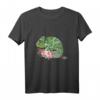 Blumen Reptilien Geschenk Chamäleon T-Shirt - Exotisches Tiermotiv für Tierliebhaber, Kinder & Reptilienfans als Weihnachts- oder Geburtstagsgeschenk