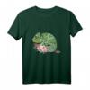 Blumen Reptilien Geschenk Chamäleon T-Shirt - Exotisches Tiermotiv für Tierliebhaber, Kinder & Reptilienfans als Weihnachts- oder Geburtstagsgeschenk
